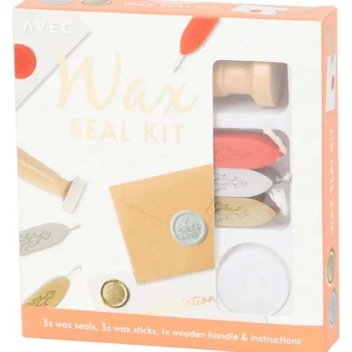 Office Essentials Kaarten>Avec Waxstempel-Kit