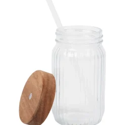 Royal Leerdam Glazen></noscript>Drinkbeker Met Rietje En Deksel