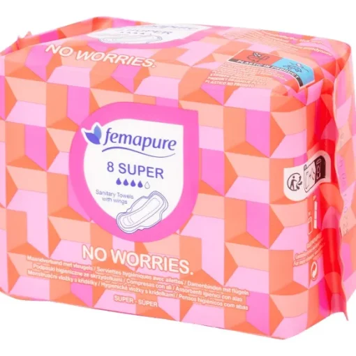 Palmolive Lichaamsverzorging>Femapure No Worries Maandverband Super