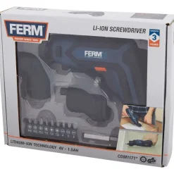 FERM Gereedschap></noscript> Accu-Schroevendraaier