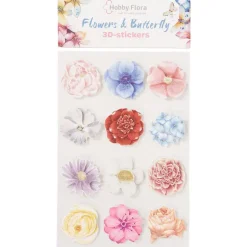 Office Essentials Kaarten></noscript>Hobby Flora Vlinder- En Bloemenstickers