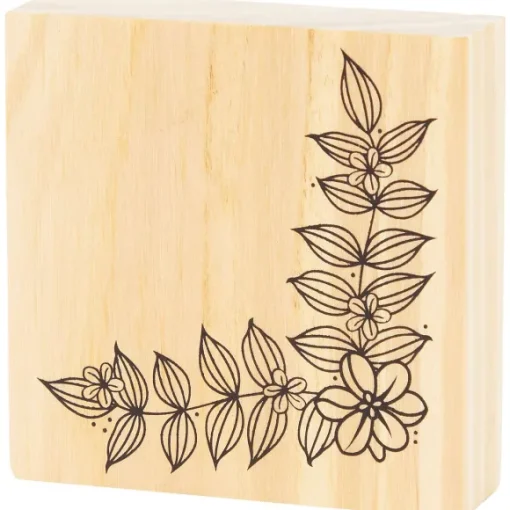 Office Essentials Kaarten>Houten Stempel