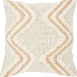 Merk Woonaccessoires></noscript>Jute Kussenhoes Met Patroon