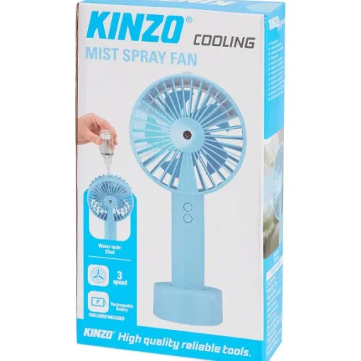Kinzo Ventilatoren> Handventilator Met Mistpray
