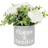 Merk Kunstplanten & -Bloemen>Kunstbloem In Pot Met Tekst