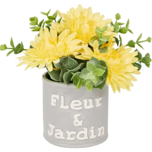 Merk Kunstplanten & -Bloemen>Kunstbloem In Pot Met Tekst