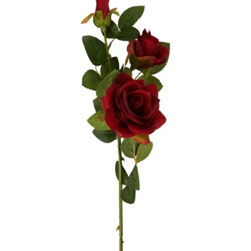 Merk Kunstplanten & -Bloemen>Kunstroos Op Steel