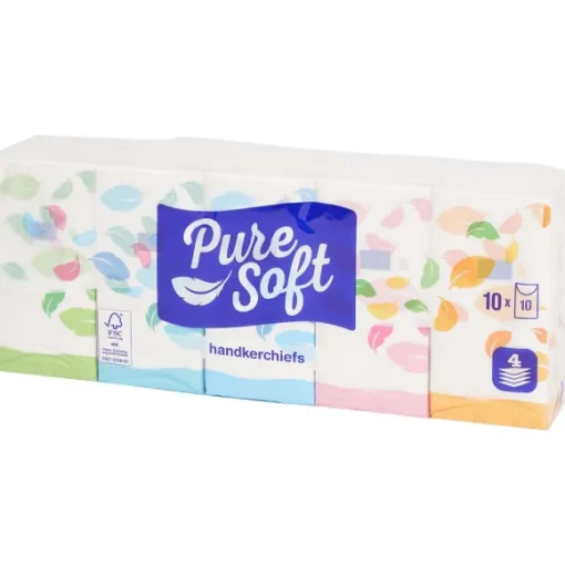 Pure Soft Gezichtsverzorging> Zakdoekjes