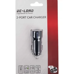 Re-load Powerbanks & Opladers></noscript> Autolader 2-Poorts Usb-A