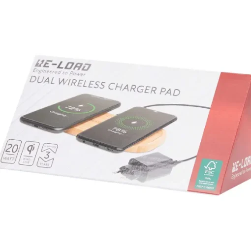 Re-load Powerbanks & Opladers> Dubbele Draadloze Oplader