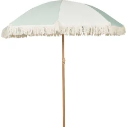Merk Zonwering></noscript>Retro Strandparasol Met Franjes