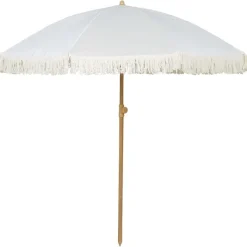 Merk Zonwering></noscript>Retro Strandparasol Met Franjes
