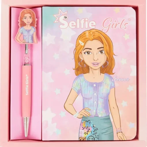 Office Essentials Bureau Accessoires>Selfie Girls Notitieboek Met Pen