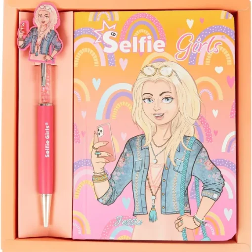 Office Essentials Bureau Accessoires>Selfie Girls Notitieboek Met Pen