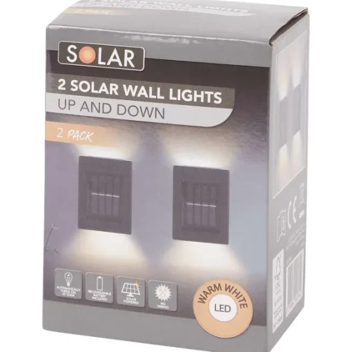 Merk Buitenverlichting>Solar Up & Down Muurlampen