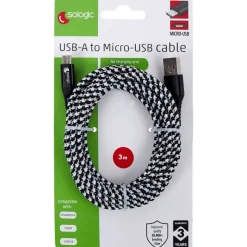 Sologic Kabels & Splitters></noscript> Laad- En Datakabel Micro-Usb