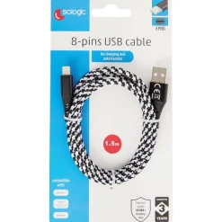Sologic Kabels & Splitters></noscript> Laad- En Datakabel 8-Pins