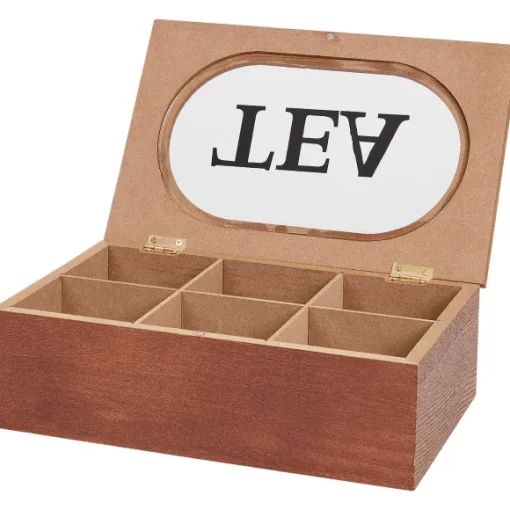 Merk Woonaccessoires>Theebox Met Tekst