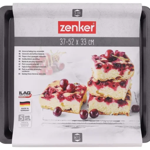 Zenker Ovenschalen & Bakvormen> Uitschuifbare Bakplaat
